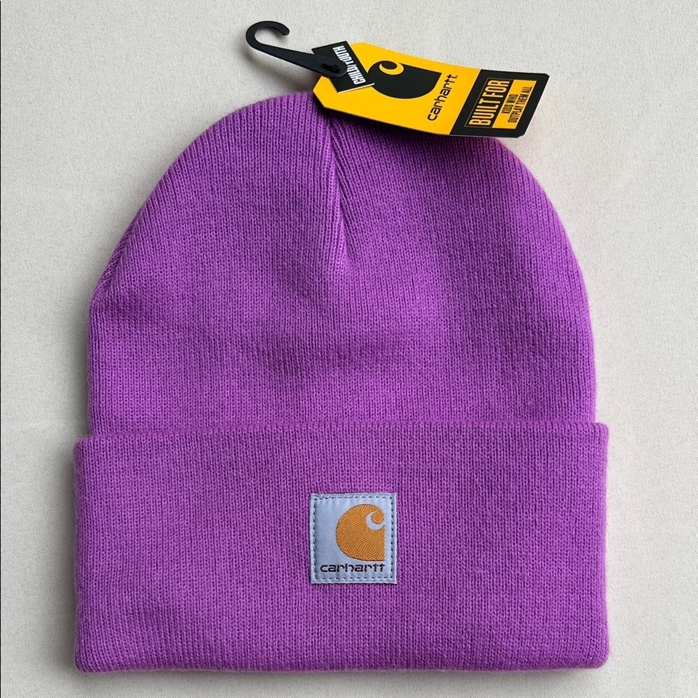 Carhartt Purple Knit Watch Hat